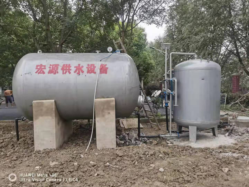 安徽省淮南市蘆集鎮農村飲水工程集中供水設備安裝項目